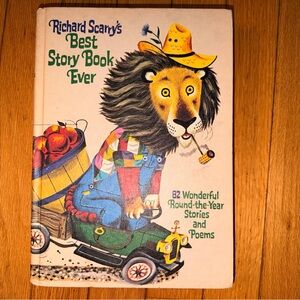 Vintage Richard Scary's Best Story Book Ever Colorful Kids' Book hardcover 1968